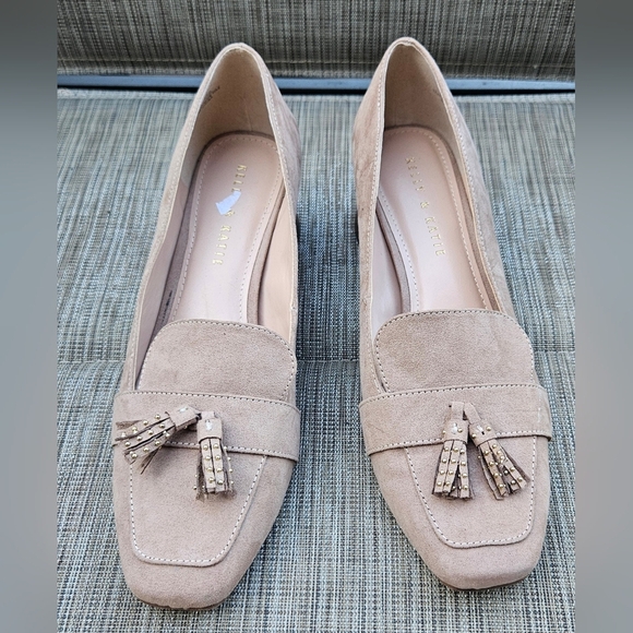 Kelly and Katie Beeka Tassel Heeled Loafers Women 10M - Picture 3 of 7
